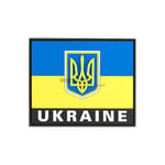 JTG 3D Rubber Patch: Ukraina flagga