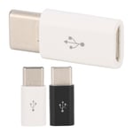 ABS Micro USB To Type‑C Transfer Adapter Convert Plug And Play Connector Fas UK