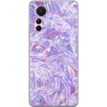 Xiaomi 12 Lite Transparent Mobilskal Glitter