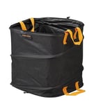 Fiskars Sac à végétaux pliable avec Poignées, Ergo Pop-Up, capacité: 73 litres, Noir/Orange, Solid, 1028371 Petit