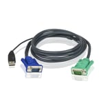 ATEN KVM-Kabel VGA Han / USB A Han - Aten SPHD15-G 1.8 m