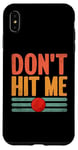 Coque pour iPhone XS Max Don't Hit Me Dodgeball Jeu de handball