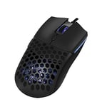 LogiLink ID0208 – Souris de Jeu USB avec Bouton DPI (800/1600/3200/6400 DPI) et éclairage avec 7 Couleurs RVB, Windows 7/8/10/11, Mac OS et Chrome OS