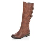 Remonte R3370, Bottes Hautes Femme, Marron Chestnut 22, 41 EU