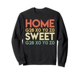 3-D Printer Home Sweet G28 XO YO ZO GCode 3D Prints Sweatshirt