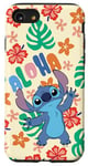 Coque pour iPhone SE (2020) / 7 / 8 Disney Lilo & Stitch Tropical Vintage Aloha Retro Stitch