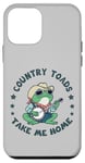 Coque pour iPhone 12 mini Cool Cowboy Toad jouant de la musique, Country "Toads", Take Me Home