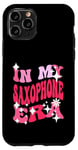 Coque pour iPhone 11 Pro In My Saxophone Era Music Band pour femmes et enfants