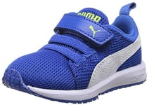 Puma Carson Runner, Baskets Mode bébé garçon - Bleu (Strong Blue/White), 21 EU