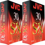 2 JVC SX 30 Minute VHS-C VHS-C Compact Camcorder Video Tape Cassette SX EC-30