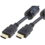 Adnauto - Cable hdmi 1.4 male des deux cotes 1.8m noir