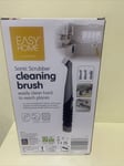 Easy Home Cleaning Sonic Scrubber Electric Brush Kitchen Bathroom With 4 Heads