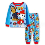 PAW Patrol Pyjamas Set Barn långärmade byxor Set Sovkläder blå blue 120cm