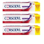 Corsodyl Ultra Clean Daily Fluoride Toothpaste Gum Prevention 100ml (x 3 Boxes)