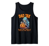 Dad Tax Funny Halloween Skull Pumpkin Candy Tank Top