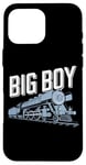 Coque pour iPhone 16 Pro Max Big Boy 4000 Locomotive à vapeur Locomotive Train Lover Lover