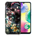 Coque pour Xiaomi Redmi 10A Manga Demon Slayer Groupe