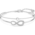 Swarovski Infinity Twist Smyckeskollektion Rhodium Roséguld Ton Finish Armband Halsband silver