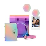 instax Mini 12 Iridescent Accessory kit, containing, Case, Photo Album, Fridge Magnets