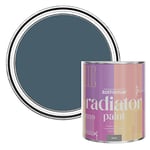 Rust-Oleum Blue Heat Resistant Radiator Paint in Satin Finish - Blueprint 750ml