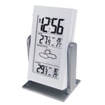 Station météo radiopilotée numérique Techno Line WS 9135 blanc, argent