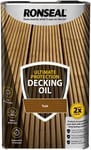 Ronseal Ultimate Protection Decking Oil Teak 5L