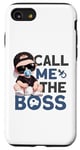 Coque pour iPhone SE (2020) / 7 / 8 Baby Boss « Call Me The Boss » Like A Boss Kids