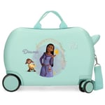 Disney Valise pour Enfants Rigide Fermeture à Combinaison latérale 4 Roues Bagages à Main est en ABS, Un matériau Rigide et léger., Dreamer, Valise pour Enfants, Dreamer, Valigia per Bambini, Valise