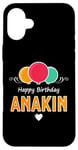 iPhone 16 Plus Happy Birthday saying Anakin Case