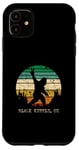 iPhone 11 Black Kettle OK Sasquatch Peace Sign Bigfoot Design Case