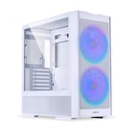 Lian Li LANCOOL 206 Mid-Tower ATX Case, 2x 160mm RGB fans - White 206RW