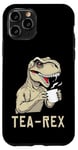 iPhone 11 Pro Funny Tea Rex Tee Dinosaur Design Tea Drinking Lover Graphic Case