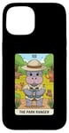 iPhone 15 Baby Pgymy Hippo Tarot Card The Park Ranger Hippopotamus Case