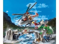 Playmobil Rescue Action 70663 Unites de secouristes avec helicoptere 79 pieces