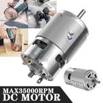 775 DC-motor Max 35000 RPM DC 12V-24V Kullager Stor Vridmoment Hög Effekt Låg Ljudnivå Växelmotor Elektronisk Komponent Motor