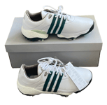 ADIDAS TOUR 360 22 BOOST GOLF SHOES GY4541 WHITE/GREEN MEN'S BNIB GENUINE UK 7