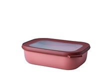 Mepal - Bol Multifonction Rectangulaire - Boîte Conservation Alimentaire avec Couvercle - Convient comme Boîte de Hermétique pour le Réfrigérateur, Micro-ondes & Congélateur - 1000 ml - Vivid mauve