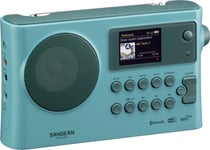 SANGEAN WFR-28BT Light Blue Internet/DAB+/FM-RDS/USB/Bt Receiver