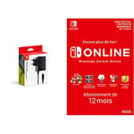 Nintendo Adaptateur Secteur Switch & Switch Online - Abonnement 12 Mois | Code de téléchargement (Switch)