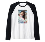 Saved By The Bell Malibu Kelly Photo Raglan Baseball Tee