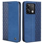 CXTCASE Coque pour Xiaomi Redmi Note 13 5G, Housse en Cuir PU Pochette Portefeuille Magnétique Etui de Protection, Flip Case pour Xiaomi Redmi Note 13 5G, Bleu