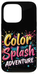 Coque pour iPhone 13 Pro Color Splash Adventure Vibrant Colorful