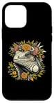 Coque pour iPhone 12 mini Couronne de fleurs d'iguane