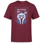 Star Wars The Mandalorian Bo-Katan Badge Men's T-Shirt - Burgundy - XL