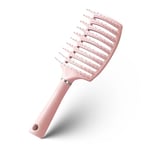 Detangle Hair Brush for Women, Curved Vent Brush and Hair Detangler, Professional Vent Styling Brush, Vented Hair Brush for Faster Blow Drying, Suitable for Long Thick Curly Straight Dry Wet Hair