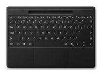 Microsoft Surface Pro Flex Keyboard - Tastatur - Med Akselerometer, Styrepute, Lagrings- Og Ladebakke For Surface Slim Pen 2 - Trådløs - Bluetooth Le - Svart - For Surface Pro