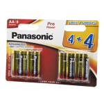 5st 8-Pack Panasonic Pro Power AA-batterier