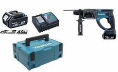 Perfo-burineur SDS Plus 18V + 2 batteries 5Ah + chargeur + coffret MAKPAC - MAKITA - DHR202RTJ