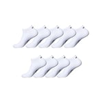 Umbro Chaussette Homme Coton, Lot de 6 Chaussettes Basses Homme, Confortable et Douce, Blanc, Taille 43/46