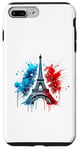 Coque pour iPhone 7 Plus/8 Plus Tour Eiffel: Icône Parisienne revisitée en Clé Street Art